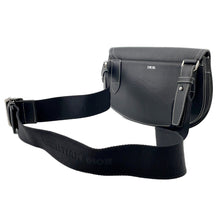 将图像加载到图库查看器中，Dior Saddle Crossbody Bag Black1ADPO095YKK Leather

