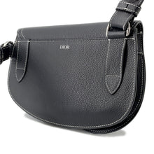 将图像加载到图库查看器中，Dior Saddle Crossbody Bag Black1ADPO095YKK Leather
