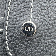 将图像加载到图库查看器中，Dior Saddle Crossbody Bag Black1ADPO095YKK Leather
