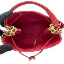 Load image into Gallery viewer, CHANEL Drawstring 2WayShoulder Bag RedAS0310 Caviar Leather

