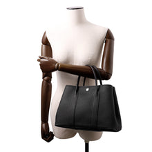 Load image into Gallery viewer, HERMES Garden Party Black Negonda Leather Size TPM
