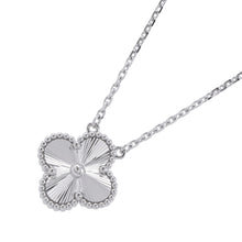 Load image into Gallery viewer, Van Cleef &amp; Arpels Vintage Alhambra Pendant GuillochéVCARP9XG00 18K White Gold
