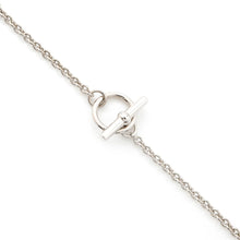 Load image into Gallery viewer, HERMES Mini Maillon Necklace Black Lacquer Metal
