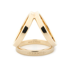 Load image into Gallery viewer, HERMES Trio ScarfRing Gold Metal
