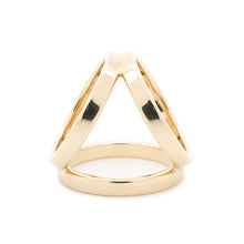 Load image into Gallery viewer, HERMES Trio ScarfRing Gold Metal
