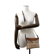 Load image into Gallery viewer, BURBERRY Nova Check Shoulder Bag Beige/Brown4059654 PVC Leather
