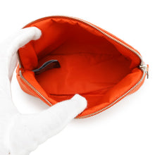 Load image into Gallery viewer, HERMES Bolide Pouch Orange Canvas Size Mini
