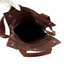 Load image into Gallery viewer, HERMES Her Line Ad Brown Nylon Canvas Size MM
