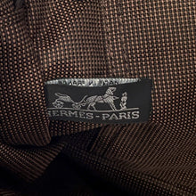 Load image into Gallery viewer, HERMES Her Line Ad Brown Nylon Canvas Size MM
