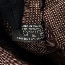 Load image into Gallery viewer, HERMES Her Line Ad Brown Nylon Canvas Size MM

