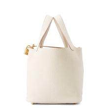 将图像加载到图库查看器中，HERMES Picotin Lock Beton Taurillon Clemence Size PM
