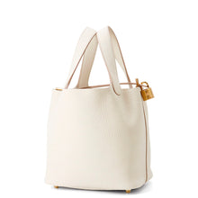 将图像加载到图库查看器中，HERMES Picotin Lock Beton Taurillon Clemence Size PM

