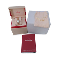 将图像加载到图库查看器中，OMEGA De Ville Prestige W24.4mm 18K Pink Gold White Shell Dial424.55.24.60.55.002
