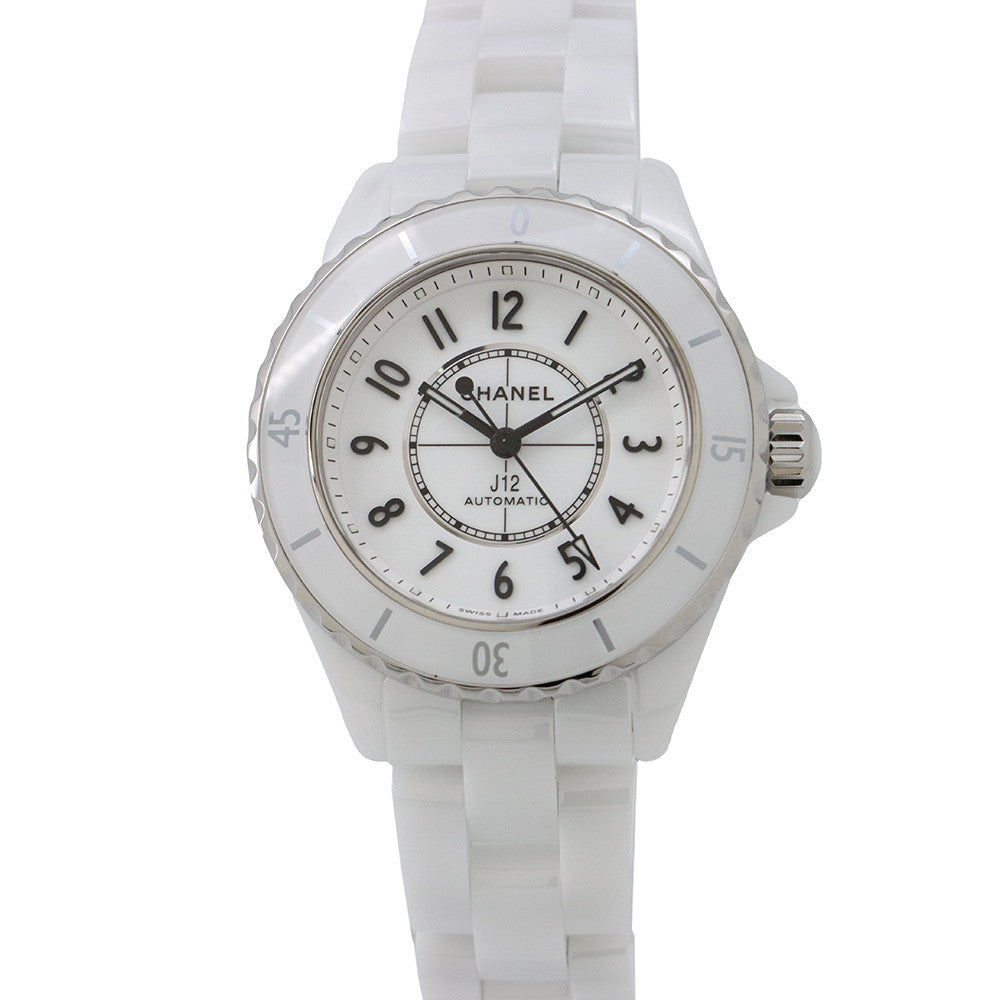 CHANEL J12 W33mm Ceramic White DialH5699