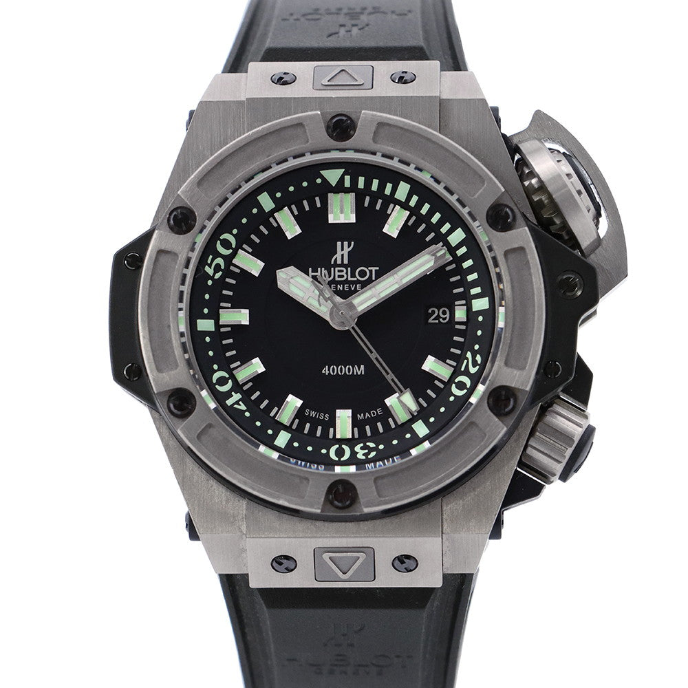 HUBLOT King Power Oceano Graphic 4000 Limited to 1000 units worldwide W48mm TI Rubber Black Dial731.NX.1190.RX