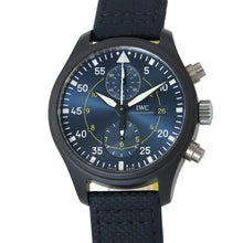 Load image into Gallery viewer, IWC ★Pilot Watch Chronograph Blue Angels W44.5mm Stainless Steel Leather Blue DialIW389008
