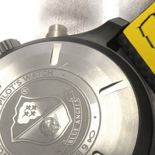 将图像加载到图库查看器中，IWC ★Pilot Watch Chronograph Blue Angels W44.5mm Stainless Steel Leather Blue DialIW389008
