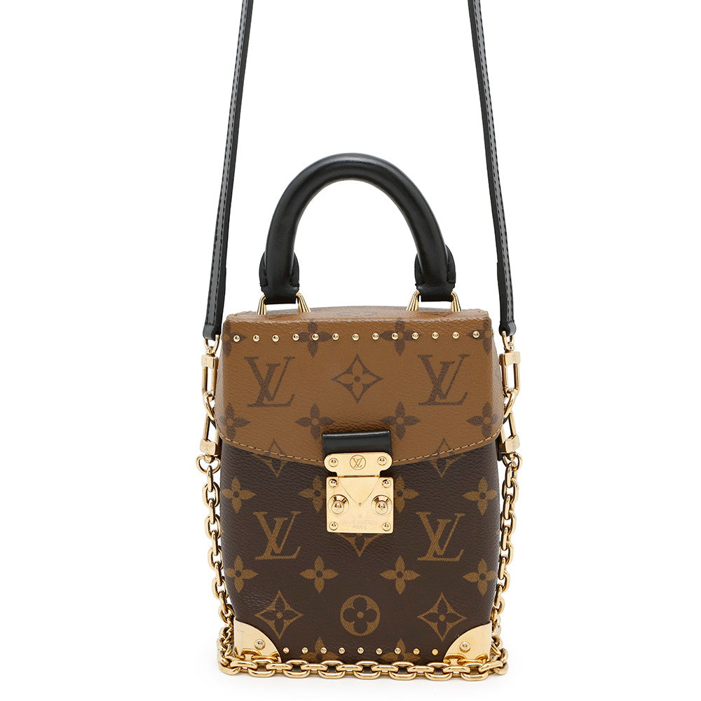 LOUIS VUITTON Camera box NoirM82465 Monogram Monogram Reverse Canvas