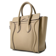 Load image into Gallery viewer, CELINE Luggage shopper Beige167793 Leather Size micro
