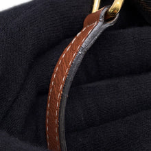 将图像加载到图库查看器中，CELINE ★Triomphe Folco Shoulder Brown191502 PVC Leather Size Medium
