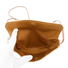 Load image into Gallery viewer, CELINE Triomphe Triangle Shoulder White/Brown195902 PVC Leather Size Mini
