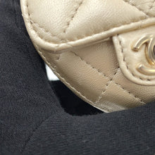 Load image into Gallery viewer, CHANEL Heart-shaped arm coin purse GoldAP2786 Lambskin
