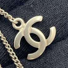 Load image into Gallery viewer, CHANEL CC Logo Perfume Bottle Heart Pearl Earrings Gold Metal Faux Pearl
