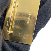 Load image into Gallery viewer, CHANEL Plate Brooch Gold Metal
