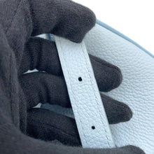 Load image into Gallery viewer, BURBERRY TB Bucket Drawstring Shoulder Bag Light Blue8070635 Leather Size Mini
