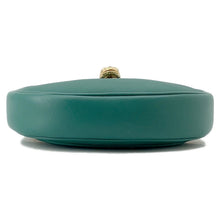 Load image into Gallery viewer, BVLGARI Serpenti Ellipse 2-way Shoulder Bag Emerald Green292582 Calf Leather
