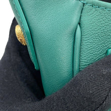 Load image into Gallery viewer, BVLGARI Serpenti Ellipse 2-way Shoulder Bag Emerald Green292582 Calf Leather
