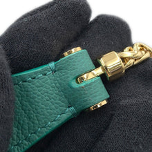 Load image into Gallery viewer, BVLGARI Serpenti Ellipse 2-way Shoulder Bag Emerald Green292582 Calf Leather
