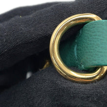 Load image into Gallery viewer, BVLGARI Serpenti Ellipse 2-way Shoulder Bag Emerald Green292582 Calf Leather
