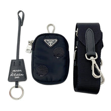 Load image into Gallery viewer, PRADA Shoulder Bag Re-Edition 2005 Re-Nylon Polka Dot Black1BH204 Nylon Sequins
