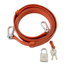 将图像加载到图库查看器中，LOEWE Amazonas OrangeB039L51X02 Leather Size 15
