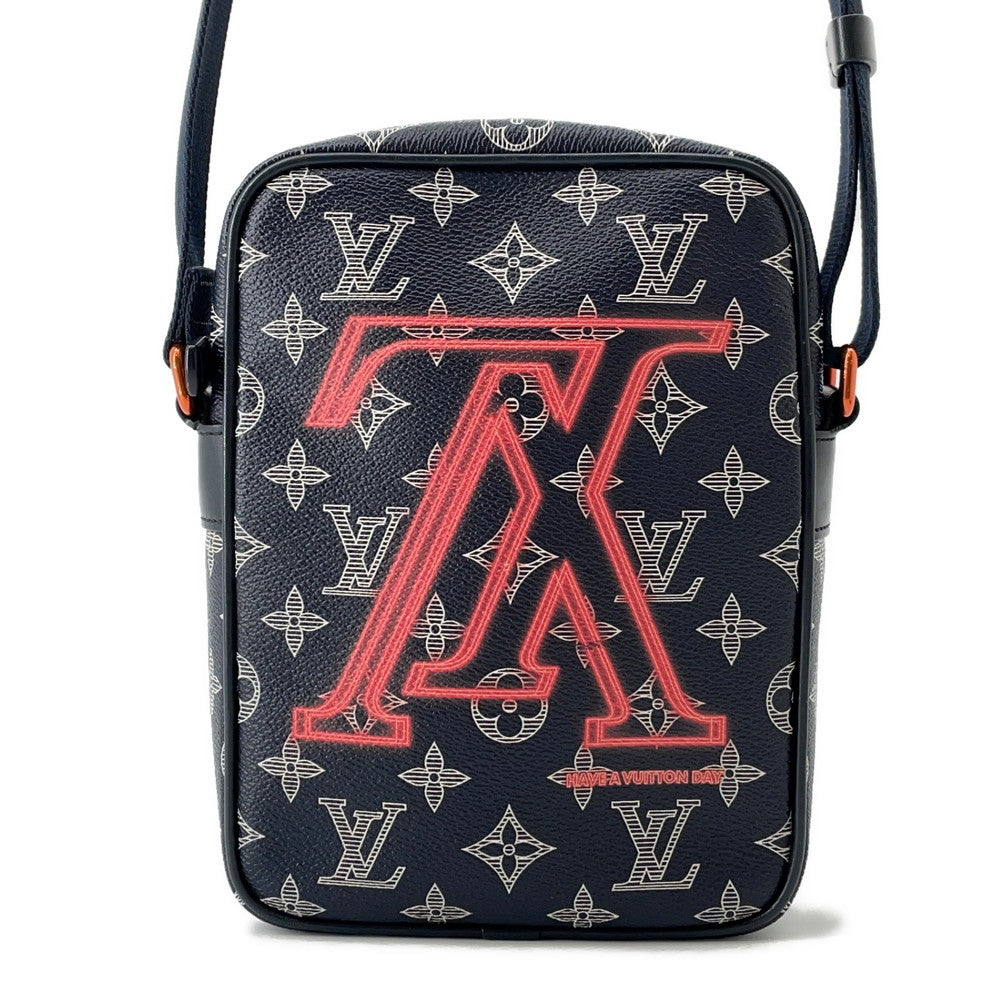 LOUIS VUITTON ★Danube NavyM43678 Monogram Ink Upside Down Size PM