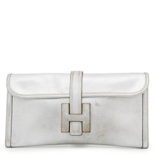 Load image into Gallery viewer, HERMES Jige Athens Olympics Limited Silver Chevre Myzore Goatskin
