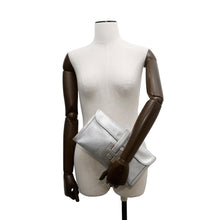 Load image into Gallery viewer, HERMES Jige Athens Olympics Limited Silver Chevre Myzore Goatskin
