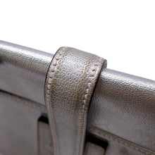 Load image into Gallery viewer, HERMES Jige Athens Olympics Limited Silver Chevre Myzore Goatskin
