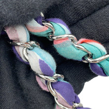 将图像加载到图库查看器中，CHANEL Matelasse Jungle Jeans ChainShoulder Bag Light Blue/Multicolor Cotton Size 30
