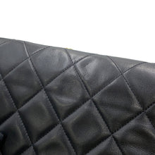 Load image into Gallery viewer, CHANEL Jumbo Matelasse ChainShoulder Bag BlackA01094 Lambskin Size 34
