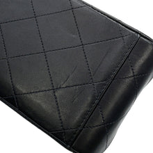 Load image into Gallery viewer, CHANEL ★Jumbo Matelasse ChainShoulder Bag BlackA01094 Lambskin Size 34
