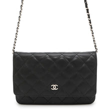 将图像加载到图库查看器中，CHANEL Matelasse Chain wallet BlackAP0250 Lambskin
