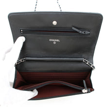 将图像加载到图库查看器中，CHANEL Matelasse Chain wallet BlackAP0250 Lambskin

