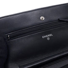 将图像加载到图库查看器中，CHANEL Matelasse Chain wallet BlackAP0250 Lambskin
