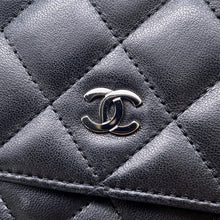 将图像加载到图库查看器中，CHANEL Matelasse Chain wallet BlackAP0250 Lambskin
