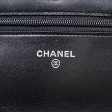 将图像加载到图库查看器中，CHANEL Matelasse Chain wallet BlackAP0250 Lambskin
