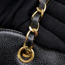 Load image into Gallery viewer, CHANEL Logo ChainShoulder Bag BlackA07265 Caviar Leather
