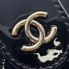 将图像加载到图库查看器中，CHANEL Matelasse Mini Chain Vanity BlackAP1616 Patent Leather
