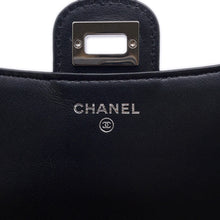 将图像加载到图库查看器中，CHANEL ★Chevron 2.55 ChainShoulderPouch BlackAP2215 Lambskin
